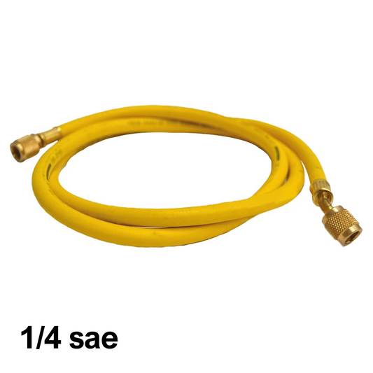 Flessibile frusta per R22 e R407c - 1/4'' colore giallo