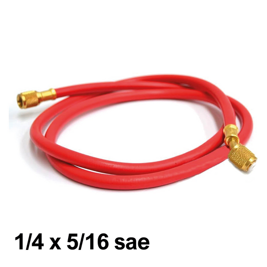 Flessibile tubo frusta ridotta 1/4 x 5/16 sae - COLORE ROSSO