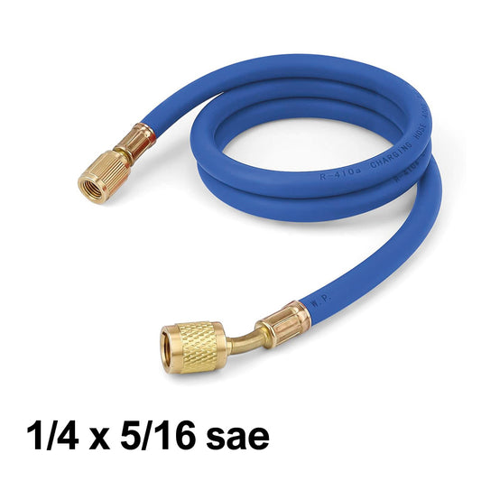 Flessibile tubo frusta ridotta 1/4 x 5/16 sae - COLORE BLU