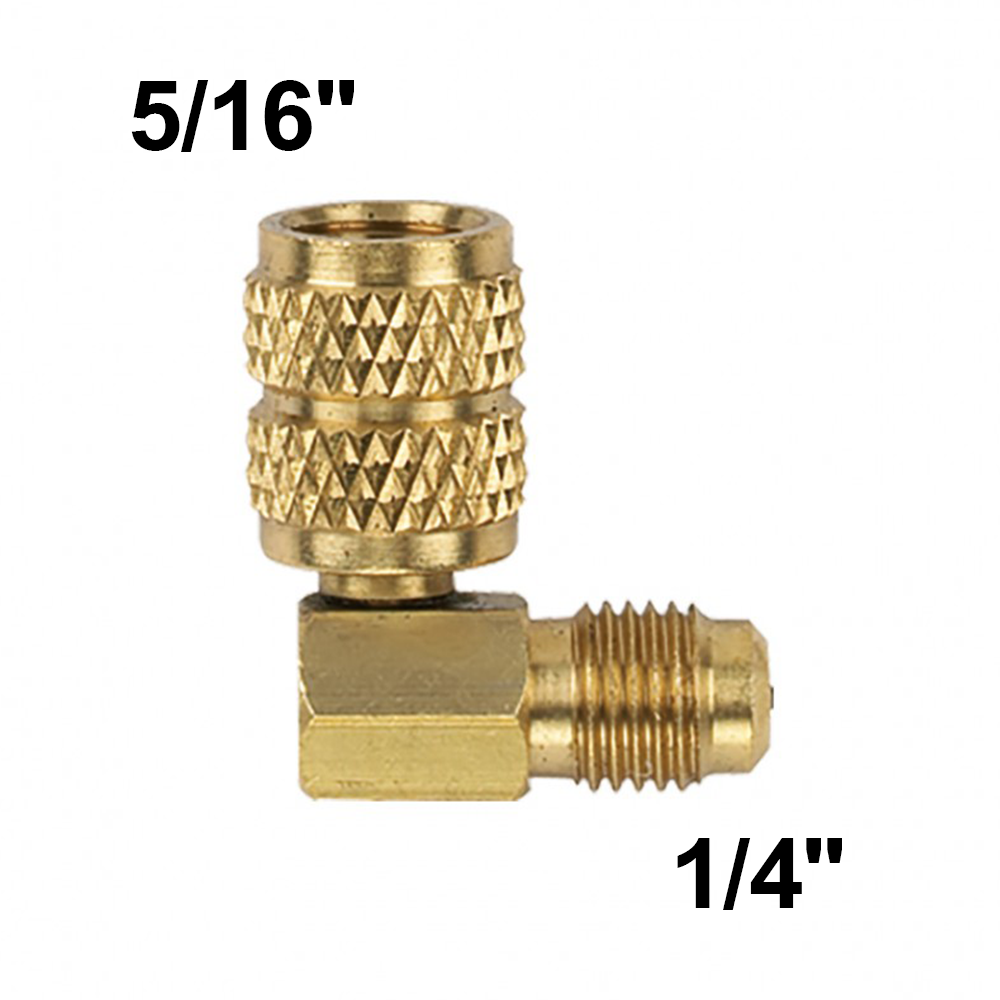 Raccordo girevole curvo F 5/16'' x M 1/4'' sae con premi spillo