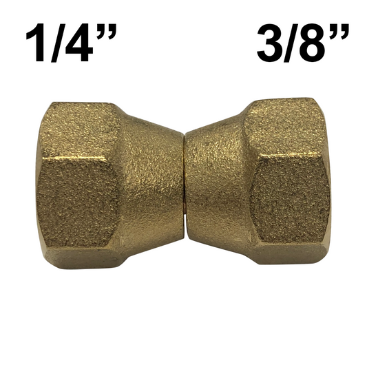 Manicotto girevole ridotto doppio bocchettone 1/4'' 3/8'' sae