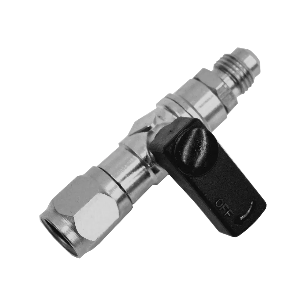 Rubinetto 1/2'' ACME sinistro fisso femmina x 1/4'' sae maschio - per bombolette R32 ed R290