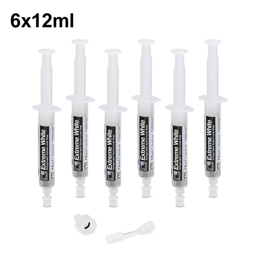 EXTREME WHITE - Autosigillante turafalle 6 cartucce da 12 ml per gas R600A R290