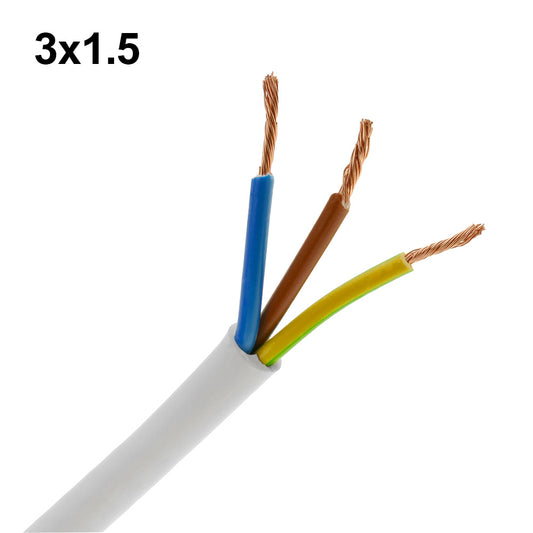 Cavo filo elettrico tripolare FS18 FROR - 3 X 1,5 mmq - prezzo al Metro