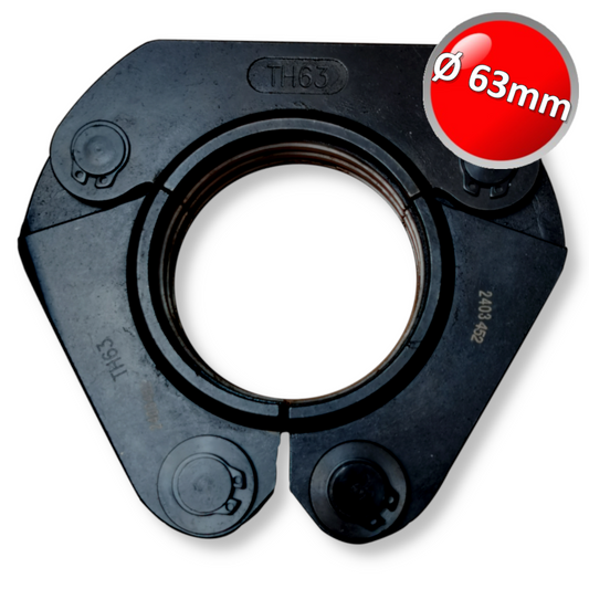 Ganascia pinza per pressatrice profilo TH ? 63 mm raccordi multistrato