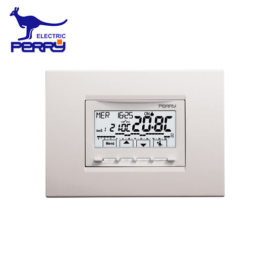 Perry 1CRCDS29 - Cronotermostato digitale 230v da incasso serie NEXT