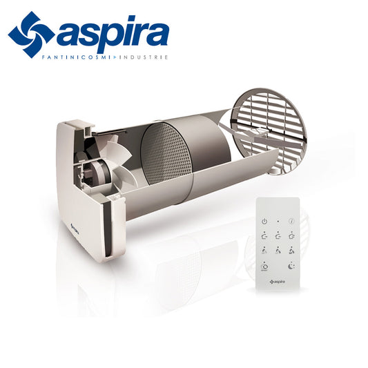 ASPIRA - Aspirvelo Air Ecocomfort 160 RF recuperatore di calore con telecomando