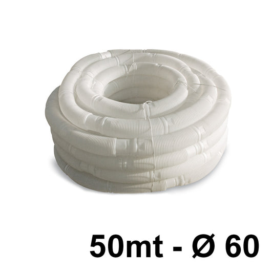 Rotolo 50 mt tubo flessibile PPS ? 60 mm fumi caldaia condensazione