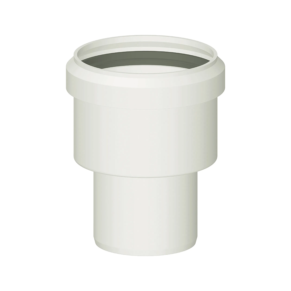 Maggiorazione PPS 60 M x 80 F per sistema monoparete canna fumaria per esterno