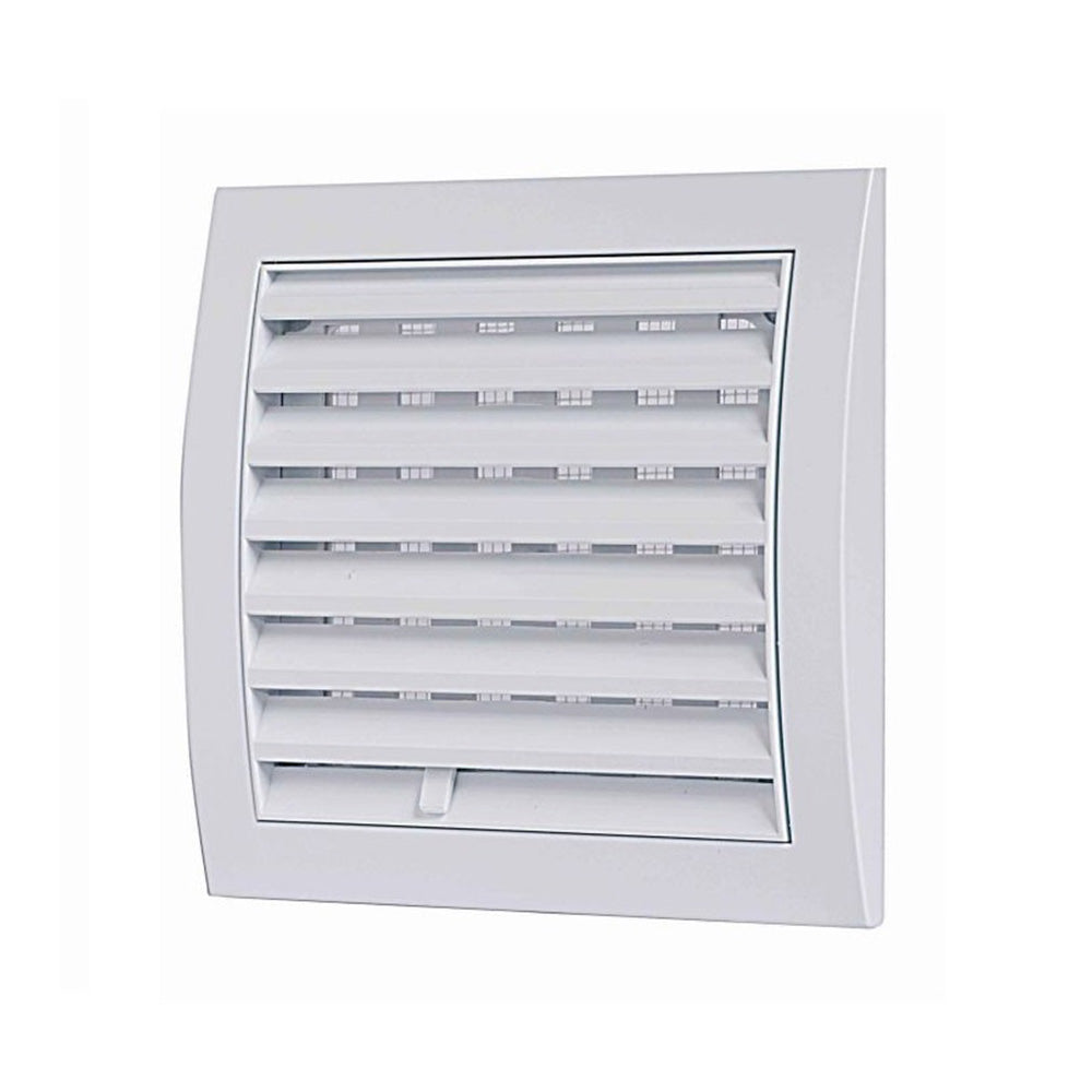 Griglia apribile - chiudibile in ABS 19x19 cm quadrata bianca