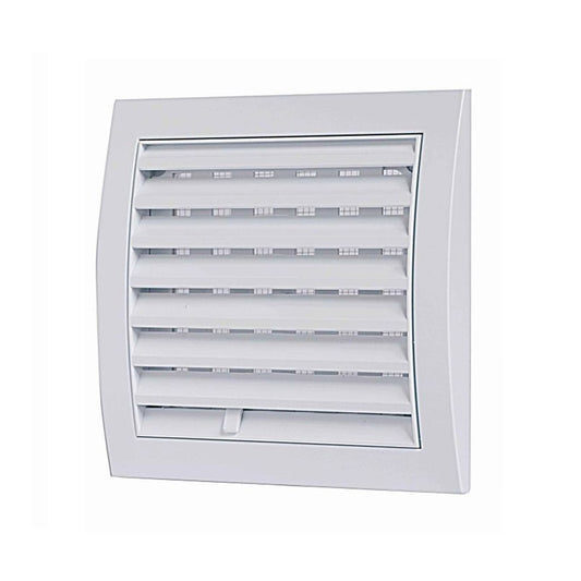 Griglia apribile - chiudibile in ABS 19x19 cm quadrata bianca