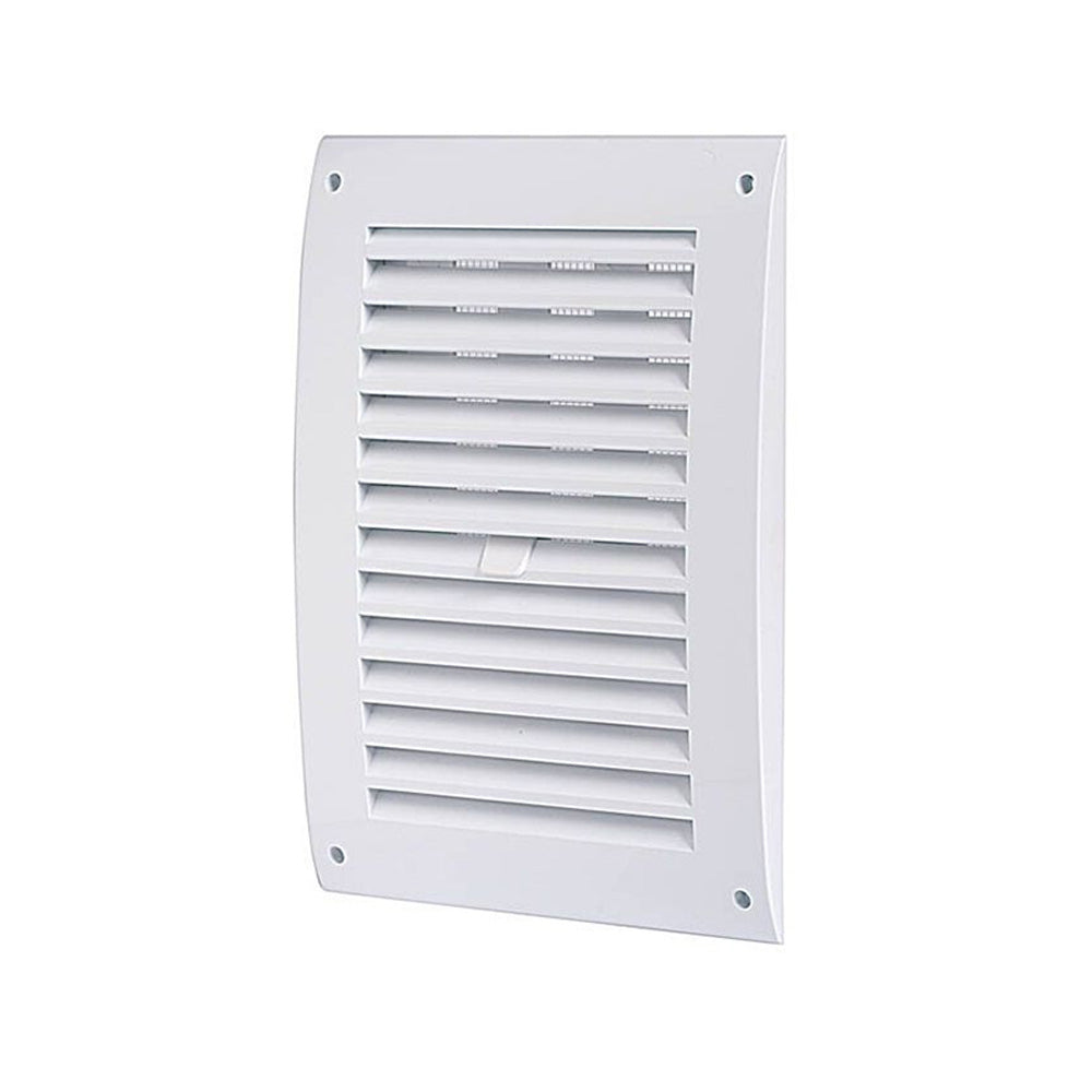 Griglia apribile - chiudibile in ABS 17x25 cm rettangolare bianca