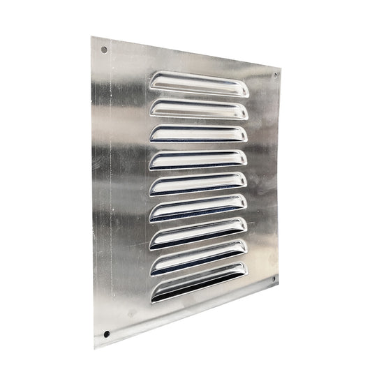 Griglia in alluminio quadrata 15x15 cm areazione ventilazione