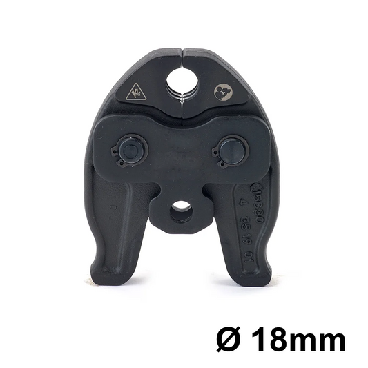 Ganascia pinza per rame profilo V ? 18 mm raccordi tipo Viega