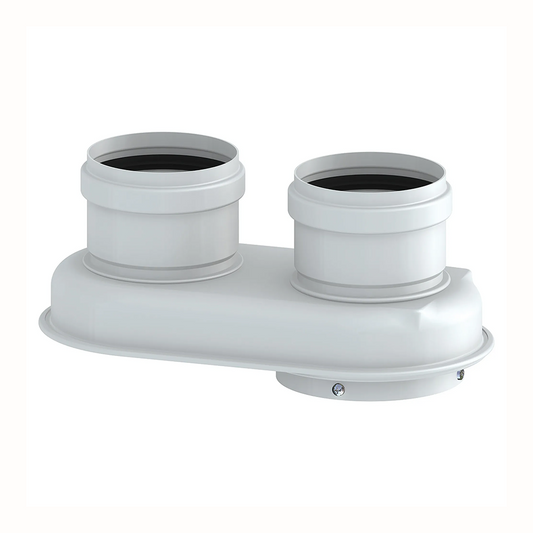 Kit fumi sdoppiato sdoppiatore per scarico scaldabagno Fer Ferroli