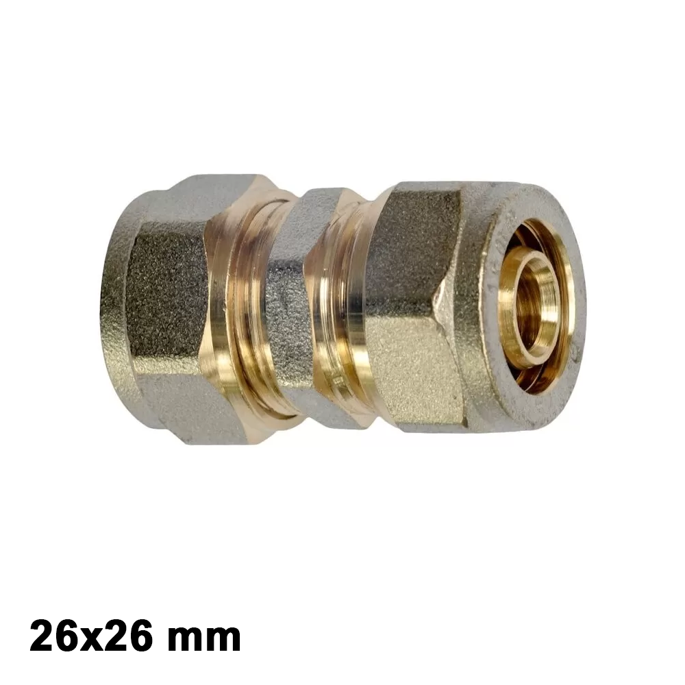 Multistrato avvitare - Giunto manicotto 26 x 26 mm