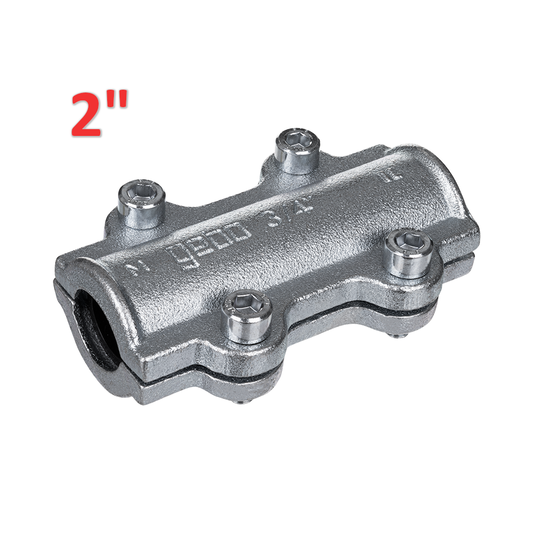 MORSETTO DI RIPARAZIONE GEBO CLAMPS TIPO DS PER TUBI IN ACCIAIO 2''