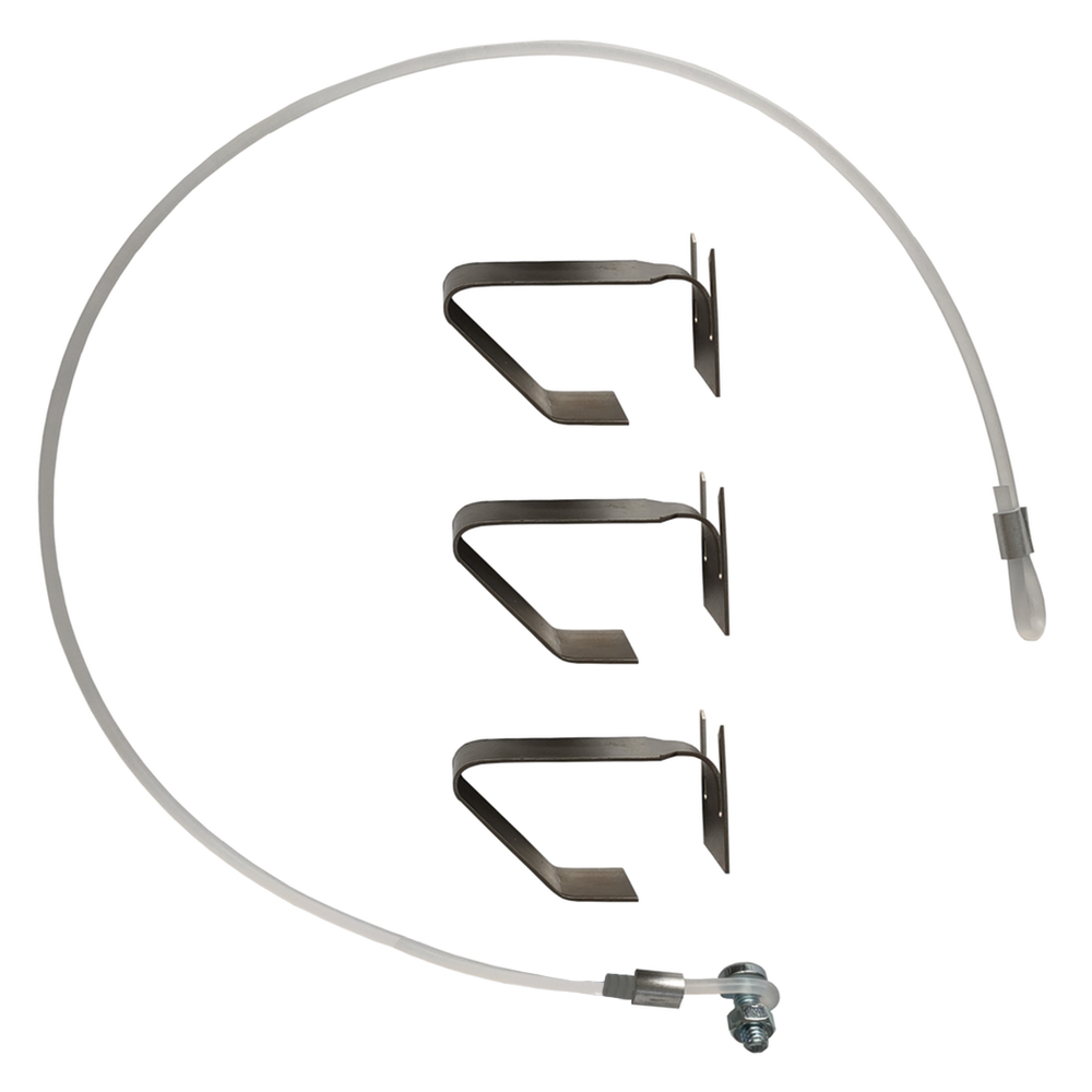 Set 3 Clips per fissaggio a controsoffitto per Anemostato ? 160 mm serie KU