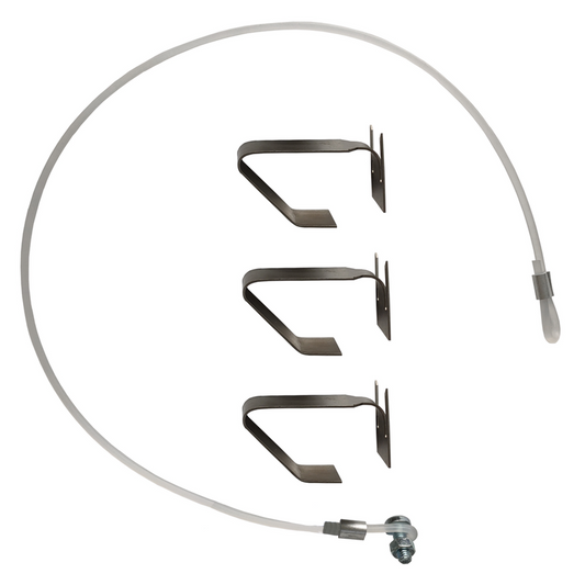 Set 3 Clips per fissaggio a controsoffitto per Anemostato ? 160 mm serie KU