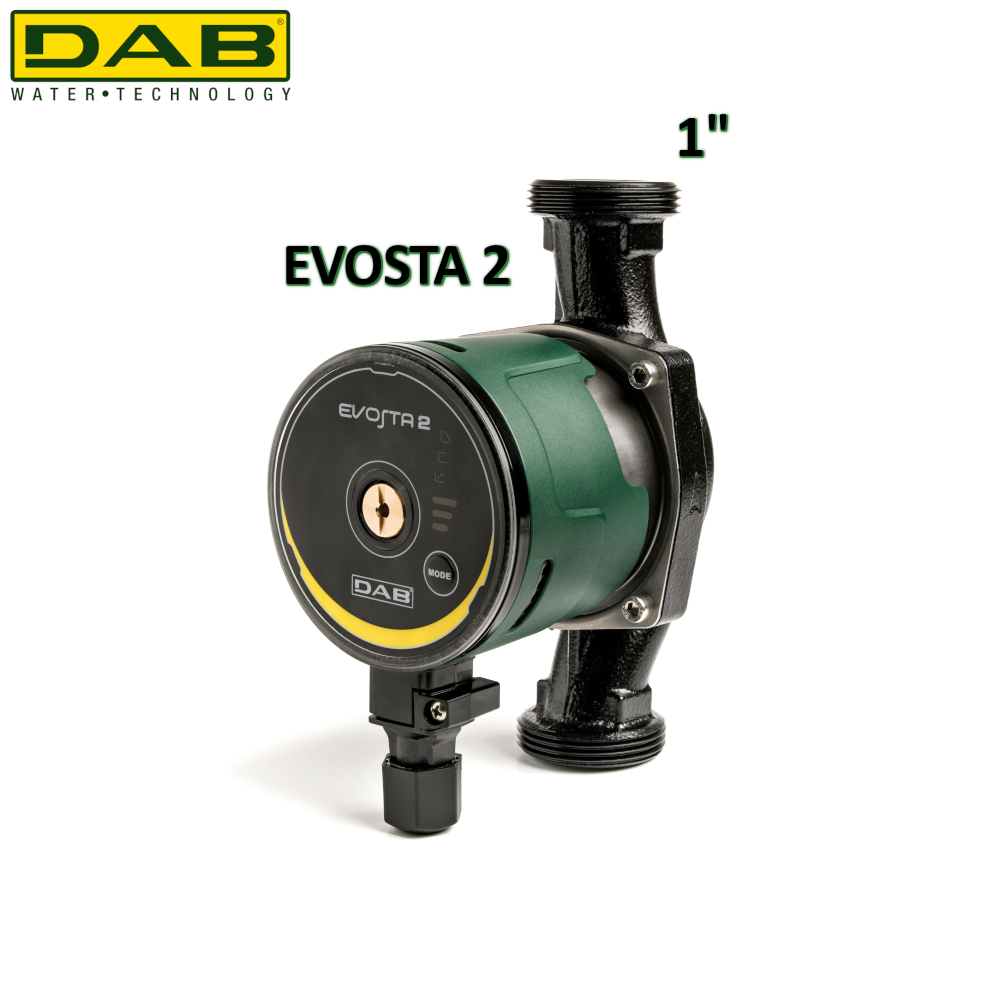 Circolatore pompa a rotore per acqua , riscaldamento - condizionamento 1/2'' - attacchi 1'' DAB EVOSTA 2 40-70/130