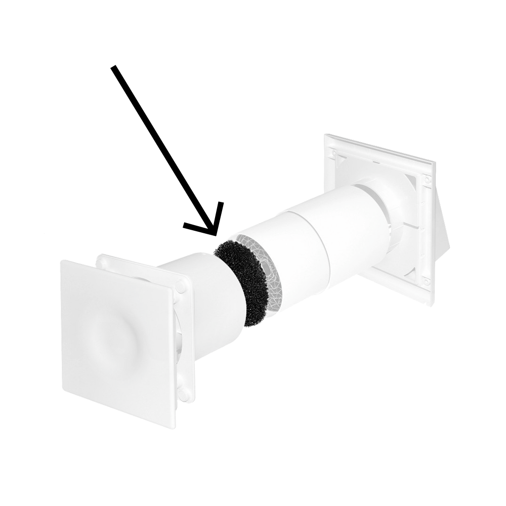 Filtro di ricambio per recuperatore di calore REC.HRV - REC.HRVP ? 100 m