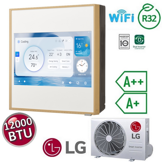 LG ARTCOOL GALLERY LCD mono split 12000 Btu 3.5 Kw A++/A+