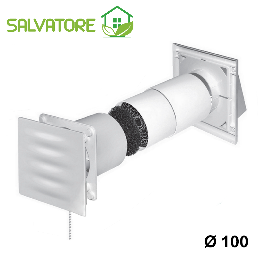 SALVATORE IL RECUPERATORE DI CALORE monostanza ?100 - ventilazione meccanica controllata