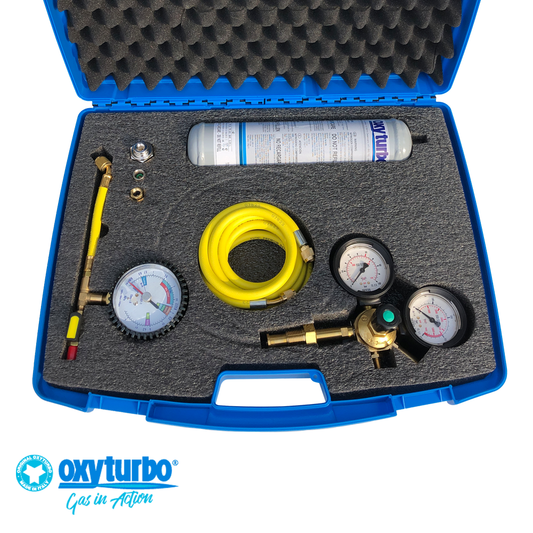 Kit prova tenuta test impianto circuito refrigerante con azoto