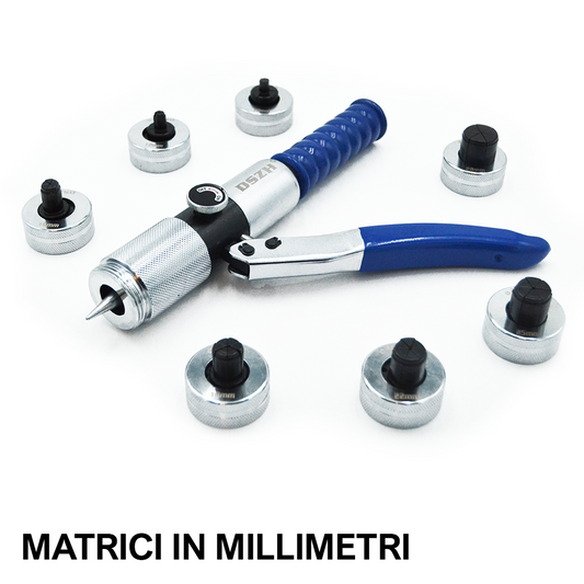 Espansore manuale idraulico allarga tubi rame - sistema metrico