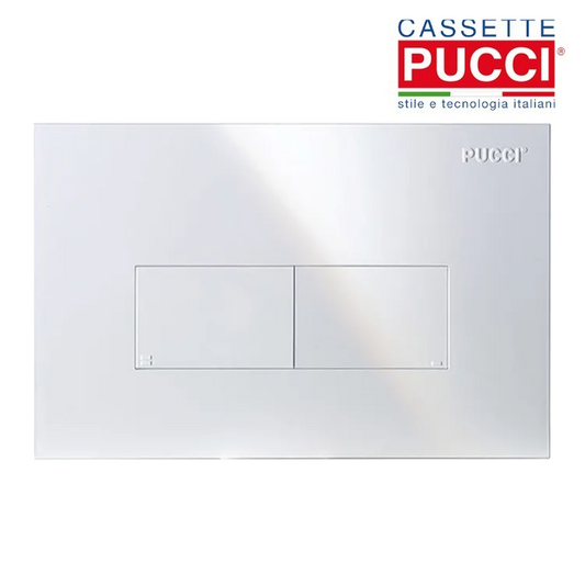 Pucci - Placca ECO LINEA c/sport. 280x180 mm bianca