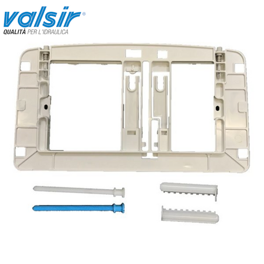 Kit controplacca doppio scarico per cassetta wc Valsir Rios e Angel