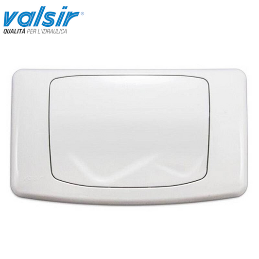 Placca di ricambio bianco lucido singolo scarico per Valsir Rios e Angel
