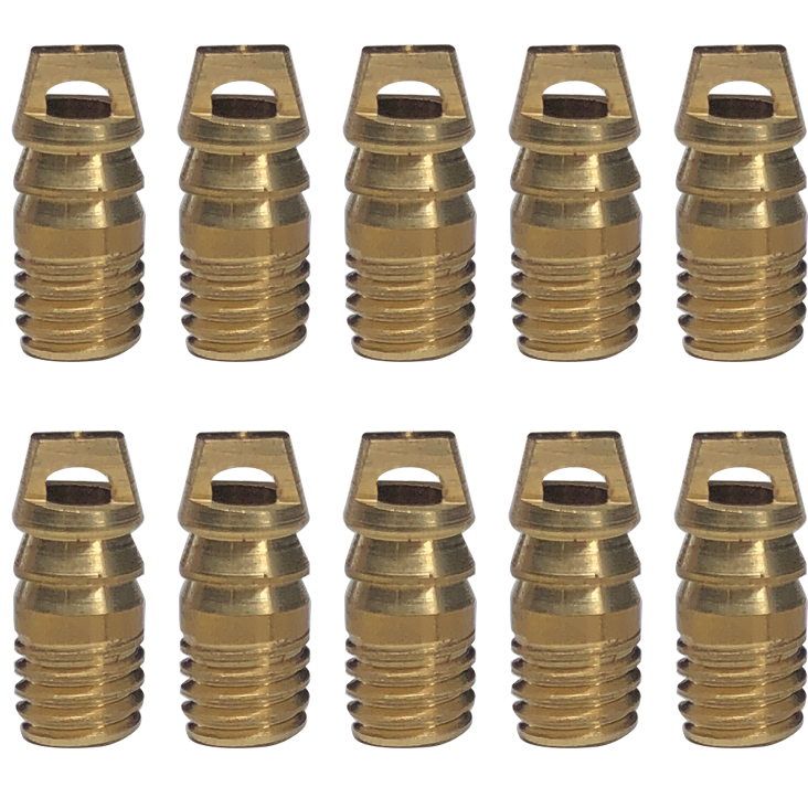 10 Depressori valvoline di ricambio per fruste tubi 1/4'' e 5/16'' sae