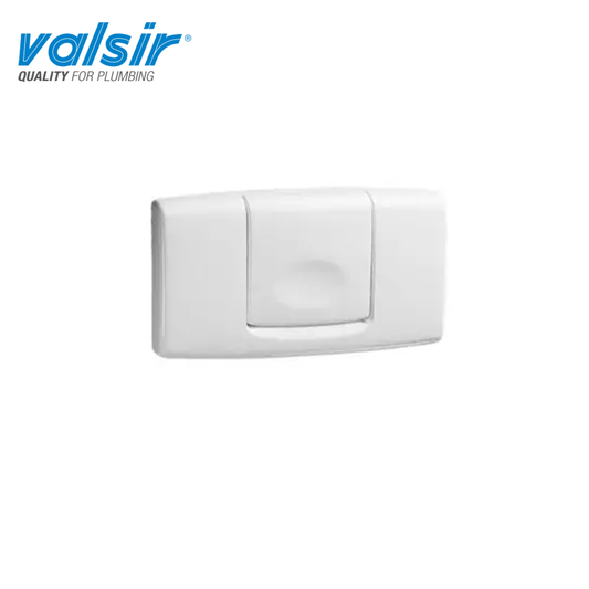 Placca di ricambio bianco lucido singolo scarico per Valsir Egea