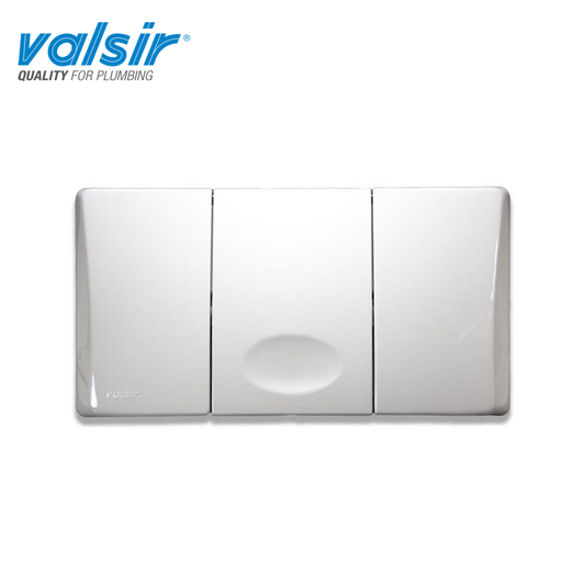 Placca di ricambio bianco lucido singolo scarico per Valsir Medusa