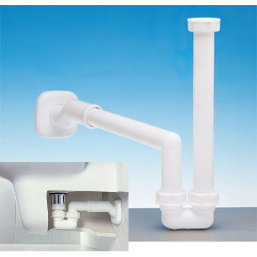 Sifone salvaspazio LIRA bidet attacco 1'' ed 1''1/4