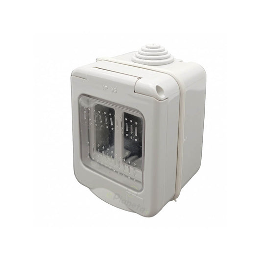 Contenitore 2 posti stagno per serie Gewiss System Faeg