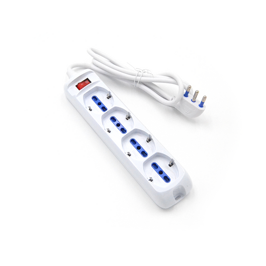 Multipresa 4 con cavo interruttore presa schuko P40