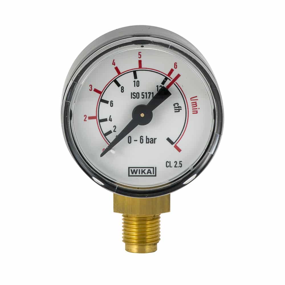 Manometro bassa pressione per CO2 / Argon ?63 0-6 BAR