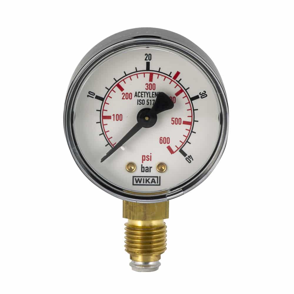 Manometro alta pressione per acetilene ?63 0-40 BAR