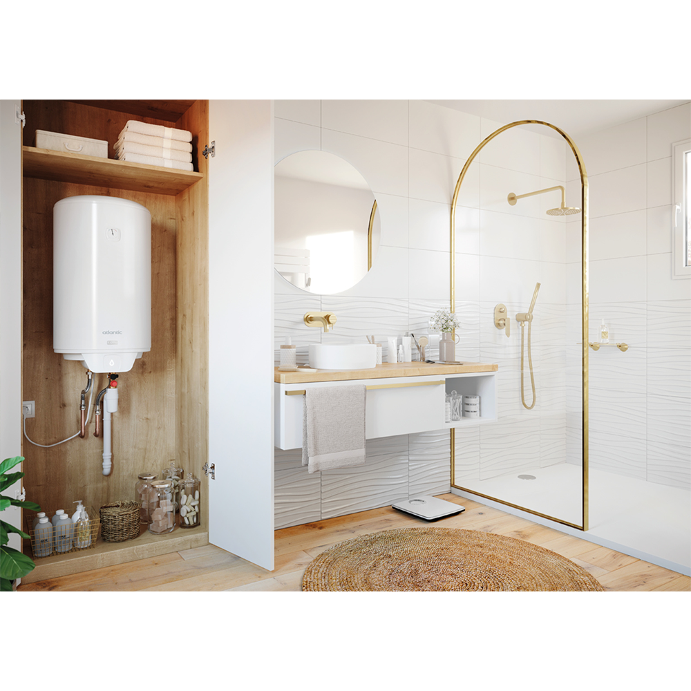 ATLANTIC O'Pro Scaldabagno elettrico 50 lt orizzontale 1,5 Kw