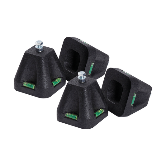 Kit 4 Supporti a cono in gomma nera per unit? esterna climatizzatore 200 Kg cad