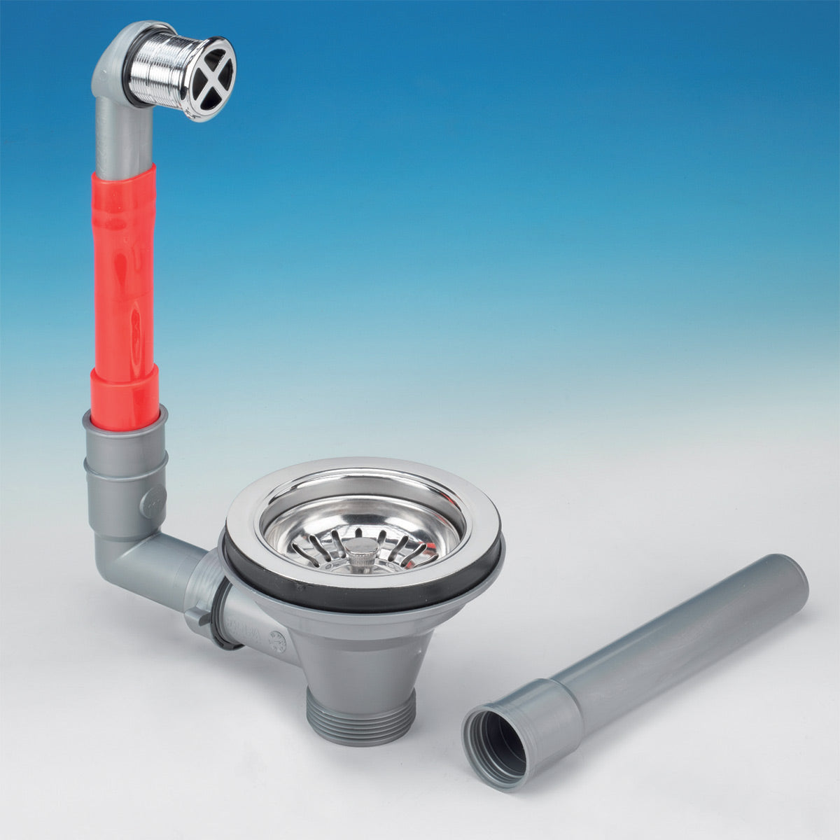 Basket universale lavelli foro ? 90 TP tondo uscita 1''1/2 GAS