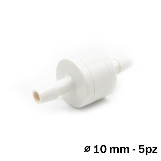 Valvola di non ritorno 10 mm per tubo vinilico pompa condensa conf. 5 PZ
