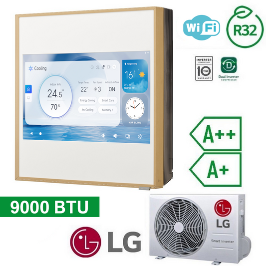 LG ARTCOOL GALLERY LCD mono split 9000 Btu 2.5 Kw A++/A+