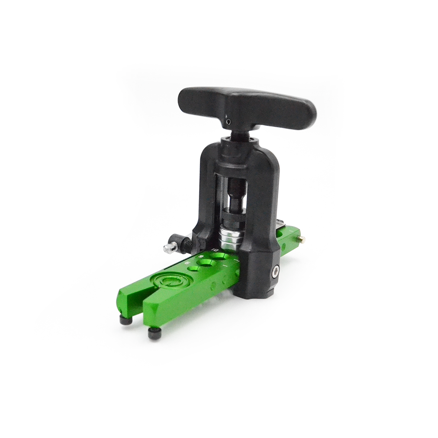 Cartellatrice PRO per tubazioni in rame con dima pollici e mm