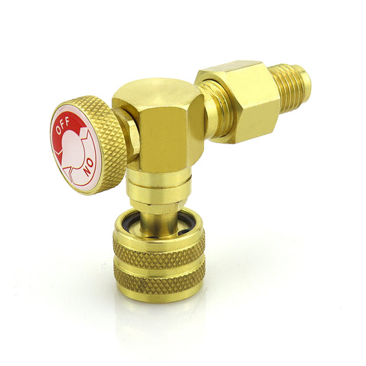 Rubinetto di intervento 5/16'' SHUT OFF a squadra 90° R32 R410