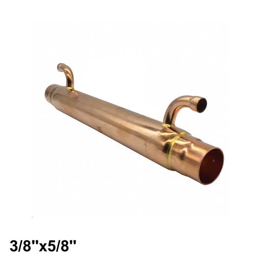 Scambiatore di calore in rame liquido/aspirazione 3/8'' x 5/8''