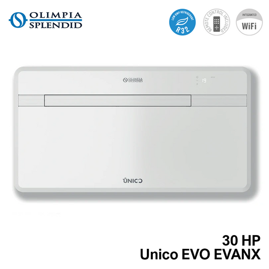 OLIMPIA UNICO EVO 30 HP EVANX WiFi caldo e freddo resistenza ausiliaria