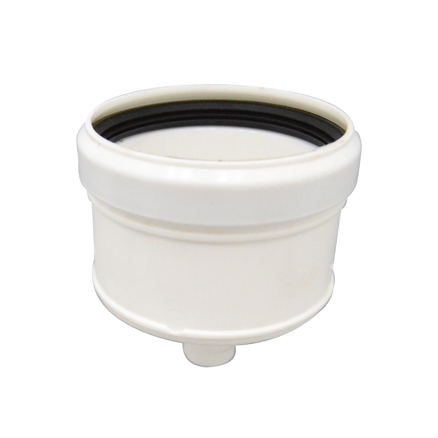 Tappo scarico condensa in PPS bianco ? 80mm fumi caldaia condensazione gambo scarico filettato